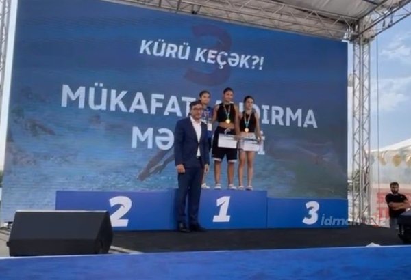 “Kürü keçək?!” adlı açıq suda üzmə yarışının mükafatlandırılma mərasimi keçirilib