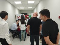 Nizami rayonunda ilk saatlardan yüksək seçici fəallığı müşahidə olunur (FOTO)