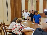 Xankəndi seçki dairəsinin məntəqələrində səsvermə başlayıb (FOTO)