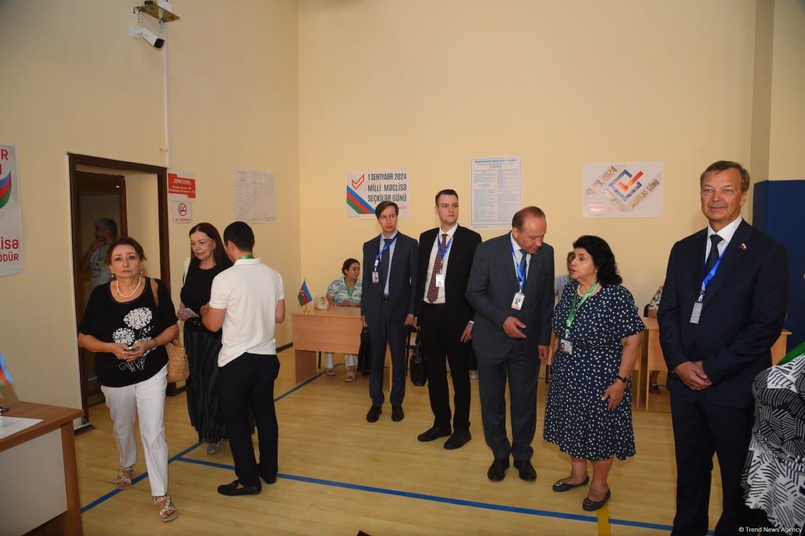 Seçicilərin azad şəkildə öz fikirlərini ifadə etməsi üçün hər cür şərait yaradılıb - MDB PA müşahidəçiləri (FOTO)