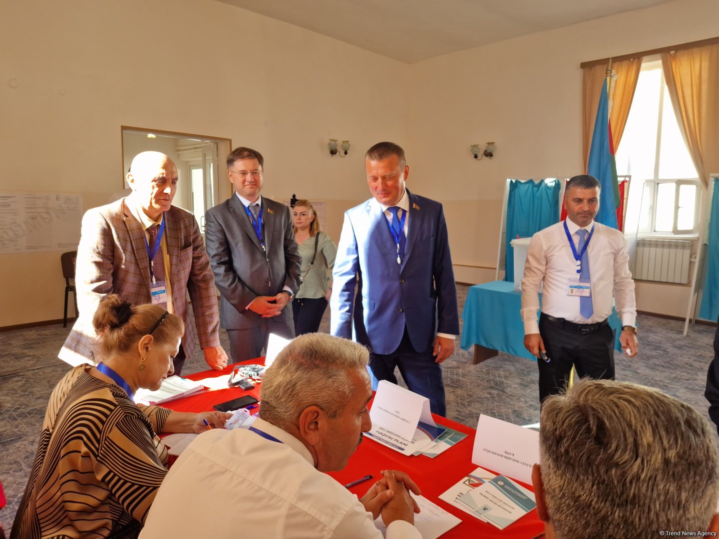 Belarus Respublikası Milli Məclisi Respublika Şurasının sədri Xankəndidə səsvermə prosesini izləyib (FOTO/VİDEO)