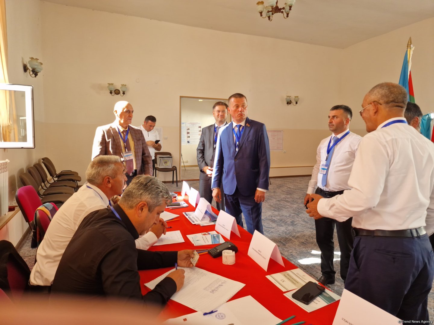 Belarus Respublikası Milli Məclisi Respublika Şurasının sədri Xankəndidə səsvermə prosesini izləyib (FOTO/VİDEO)