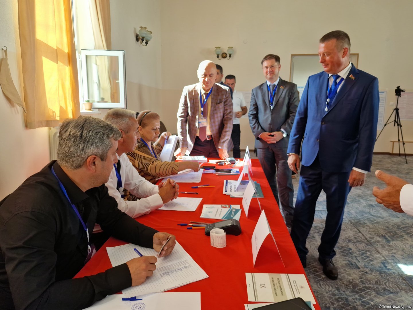 Belarus Respublikası Milli Məclisi Respublika Şurasının sədri Xankəndidə səsvermə prosesini izləyib (FOTO/VİDEO)
