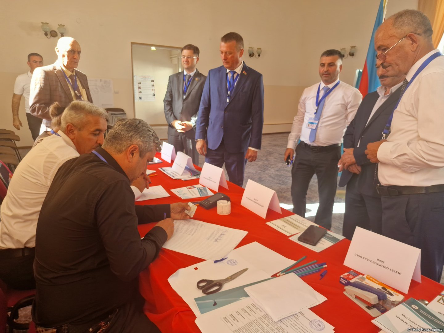 Belarus Respublikası Milli Məclisi Respublika Şurasının sədri Xankəndidə səsvermə prosesini izləyib (FOTO/VİDEO)