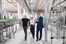 Prezident İlham Əliyev və Birinci xanım Mehriban Əliyeva Kəlbəcərdə İstisu Mineral su zavodunun açılışında iştirak ediblər (FOTO/VİDEO) (YENİLƏNİB)