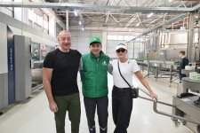 Prezident İlham Əliyev və Birinci xanım Mehriban Əliyeva Kəlbəcərdə İstisu Mineral su zavodunun açılışında iştirak ediblər (FOTO/VİDEO) (YENİLƏNİB)