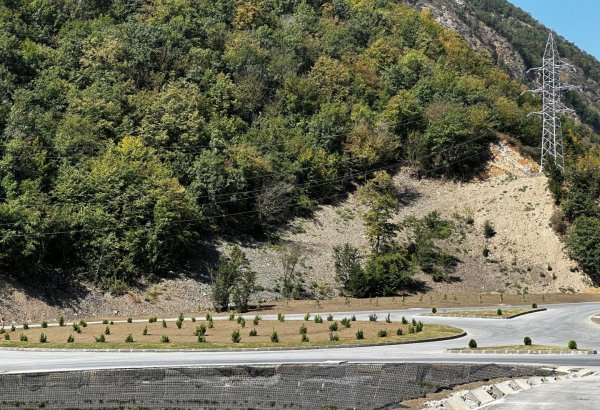 Toğanalı-Kəlbəcər-İstisu avtomobil yolunda bir sıra işlər tamamlanıb (FOTO)