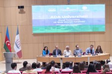 ADA Universitetində İtaliya-Azərbaycan Universiteti layihəsi çərçivəsində Kənd təsərrüfatı və qida elmləri fakültəsinə qəbul olmuş bakalavr tələbələri ilə görüş keçirilib (FOTO)