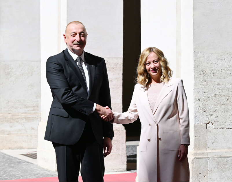 Romada Prezident İlham Əliyevin İtaliya Nazirlər Şurasının sədri Ciorcia Meloni ilə görüşü keçirilib (FOTO) (YENİLƏNİB)