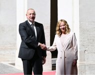 Romada Prezident İlham Əliyevin İtaliya Nazirlər Şurasının sədri Ciorcia Meloni ilə görüşü keçirilib (FOTO) (YENİLƏNİB)