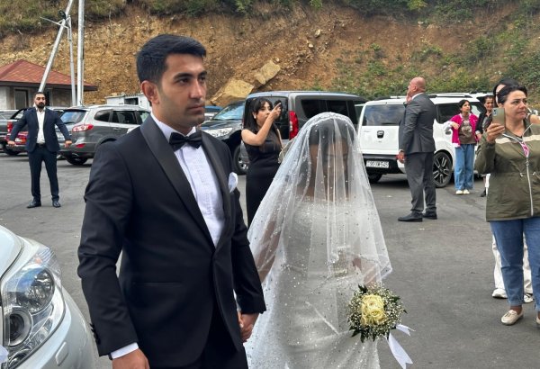 Şuşada 32 ildən sonra ilk toy mərasimi keçirilib (FOTO)