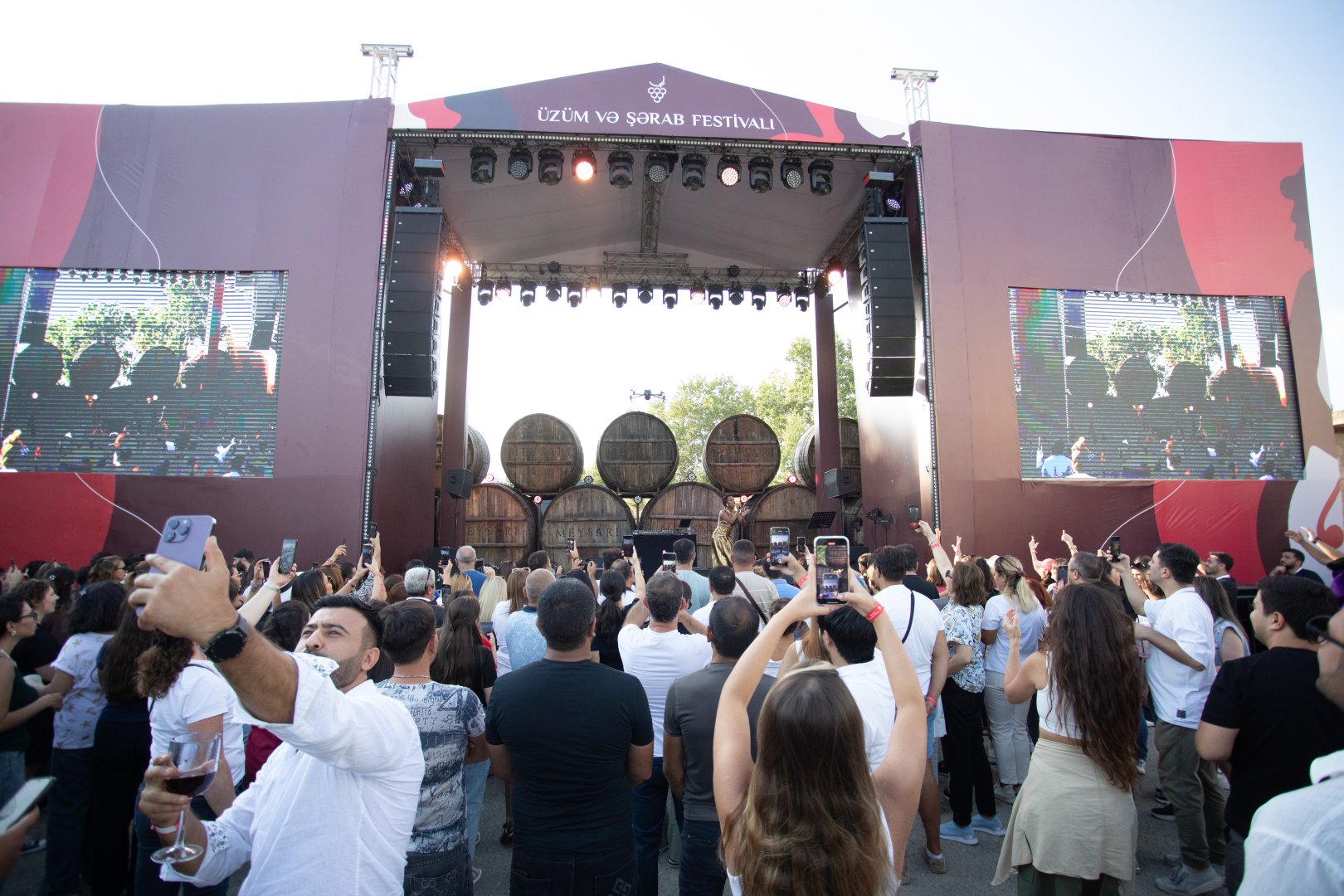 Şamaxıda Üzüm və Şərab Festivalı keçirilir (FOTO/VİDEO)
