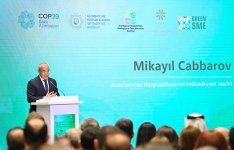 “Yaşıl iqtisadiyyatda kiçik və orta biznesin rolu” mövzusunda konfrans keçirilib (FOTO)