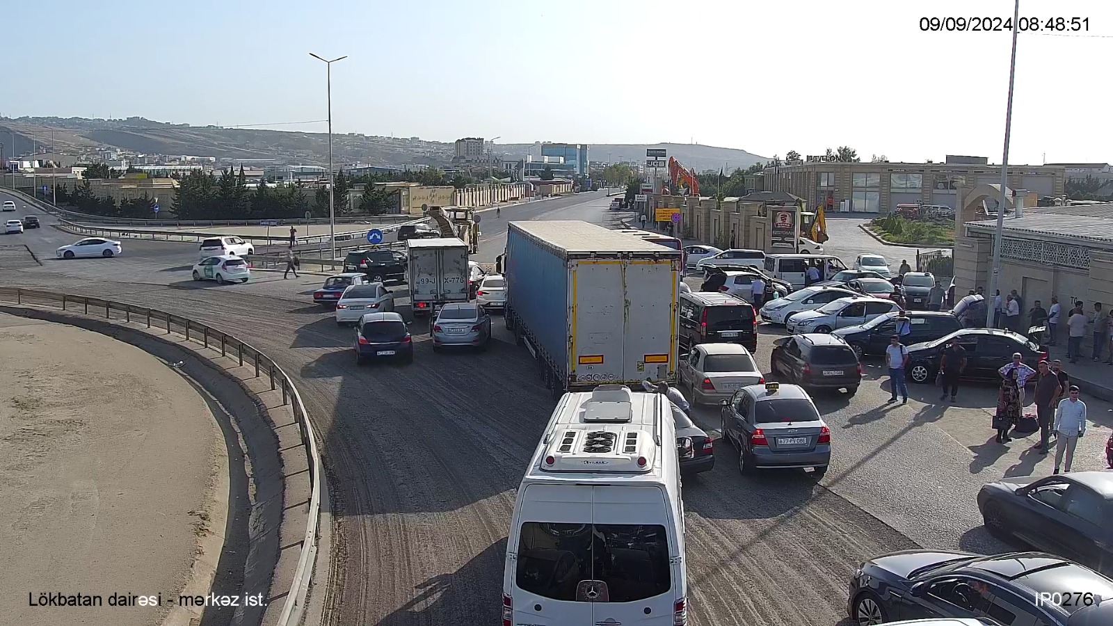 "Lökbatan" dairəsi istiqamətində avtomobillərin hərəkətinə məhdudiyyət qoyulub