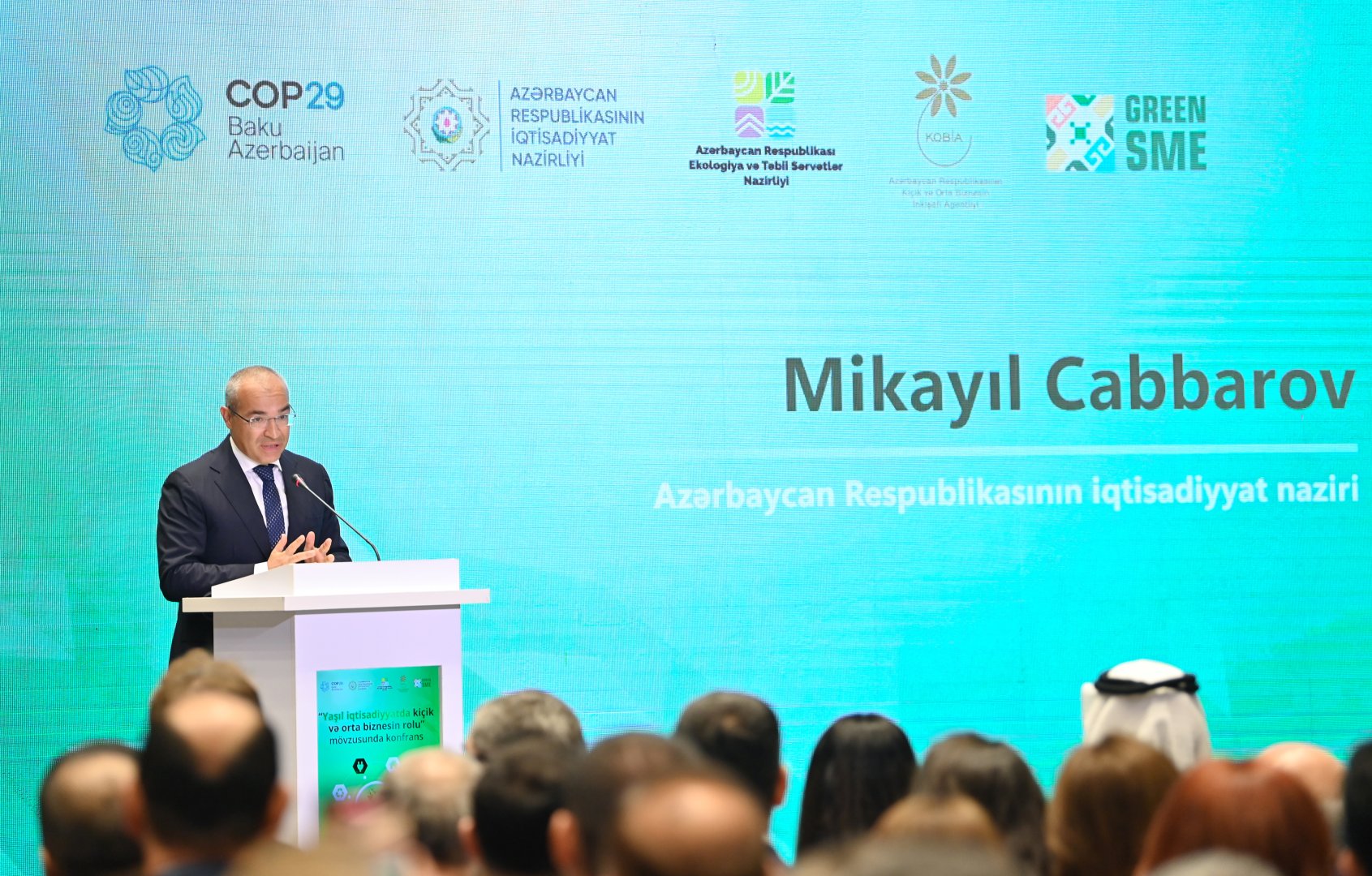 “Yaşıl iqtisadiyyatda kiçik və orta biznesin rolu” mövzusunda konfrans keçirilib (FOTO)