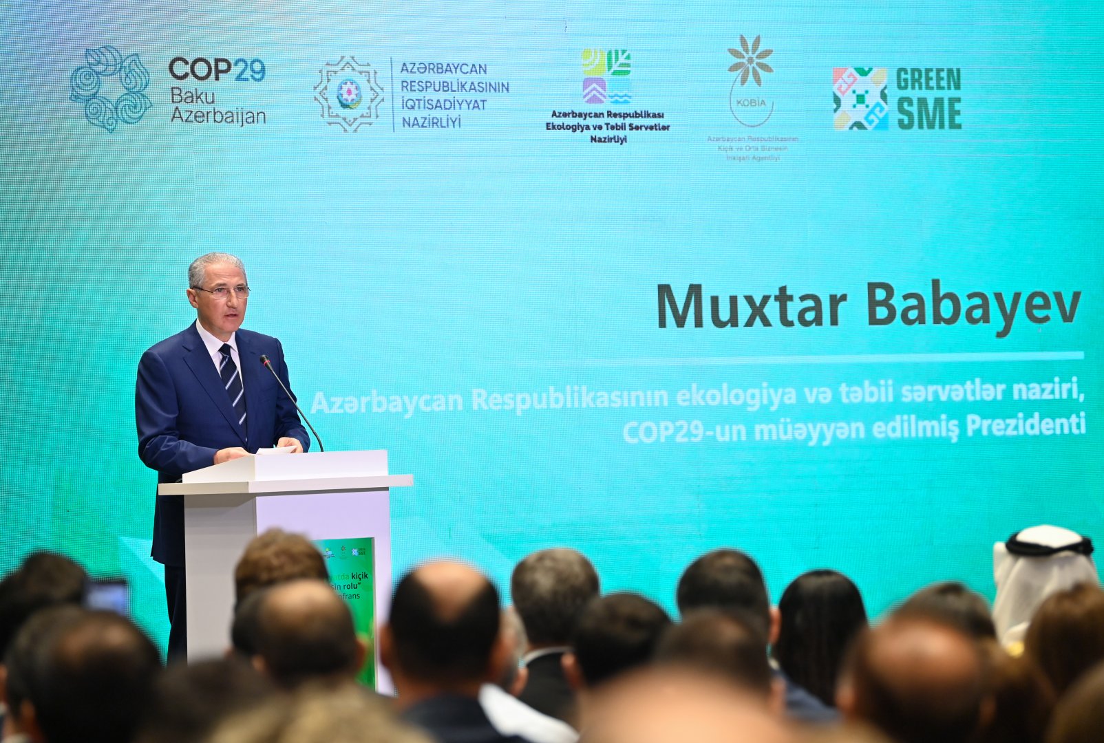 “Yaşıl iqtisadiyyatda kiçik və orta biznesin rolu” mövzusunda konfrans keçirilib (FOTO)