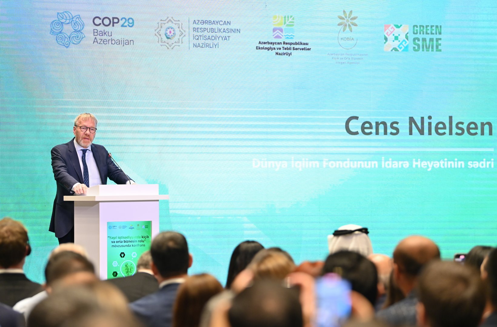 “Yaşıl iqtisadiyyatda kiçik və orta biznesin rolu” mövzusunda konfrans keçirilib (FOTO)