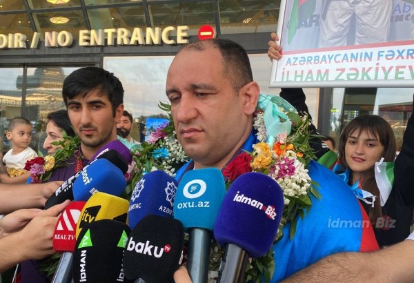 Vətənə bürünc medalla döndüyüm üçün çox xoşbəxtəm - İlham Zəkiyev
