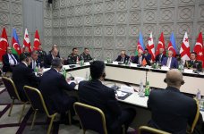 Batumidə Azərbaycan-Gürcüstan-Türkiyə müdafiə nazirlərinin 11-ci üçtərəfli görüşü keçirilib (FOTO)