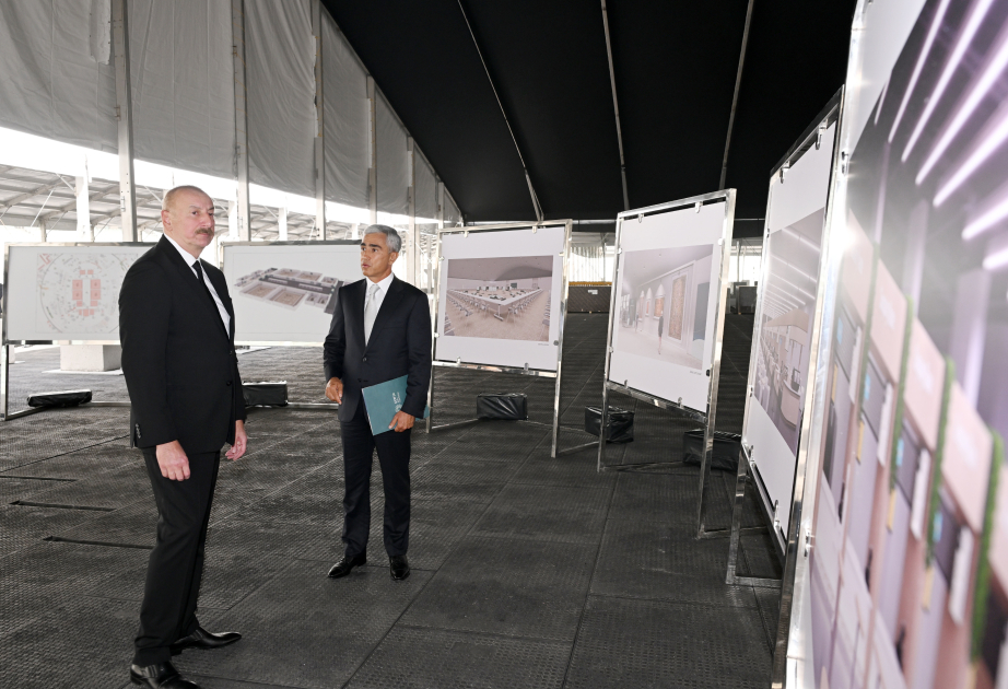 Prezident İlham Əliyev Bakı Olimpiya Stadionunun ərazisində COP29-a hazırlıqla bağlı görülən işlərlə tanış olub (FOTO/VİDEO)