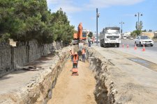 Bakıda yeni su və kanalizasiya layihələri icra olunur (FOTO/VİDEO)