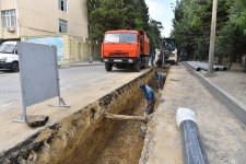 Bakıda yeni su və kanalizasiya layihələri icra olunur (FOTO/VİDEO)