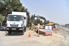 Bakıda yeni su və kanalizasiya layihələri icra olunur (FOTO/VİDEO)