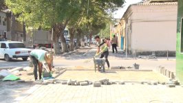 Xudat şəhərində velosiped zolaqları salınır (FOTO)