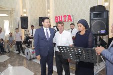 Xaçmazda Vətən müharibəsi şəhidi Rəvan Şahmuradovun qardaşının toy məclisi keçirilib (FOTO)