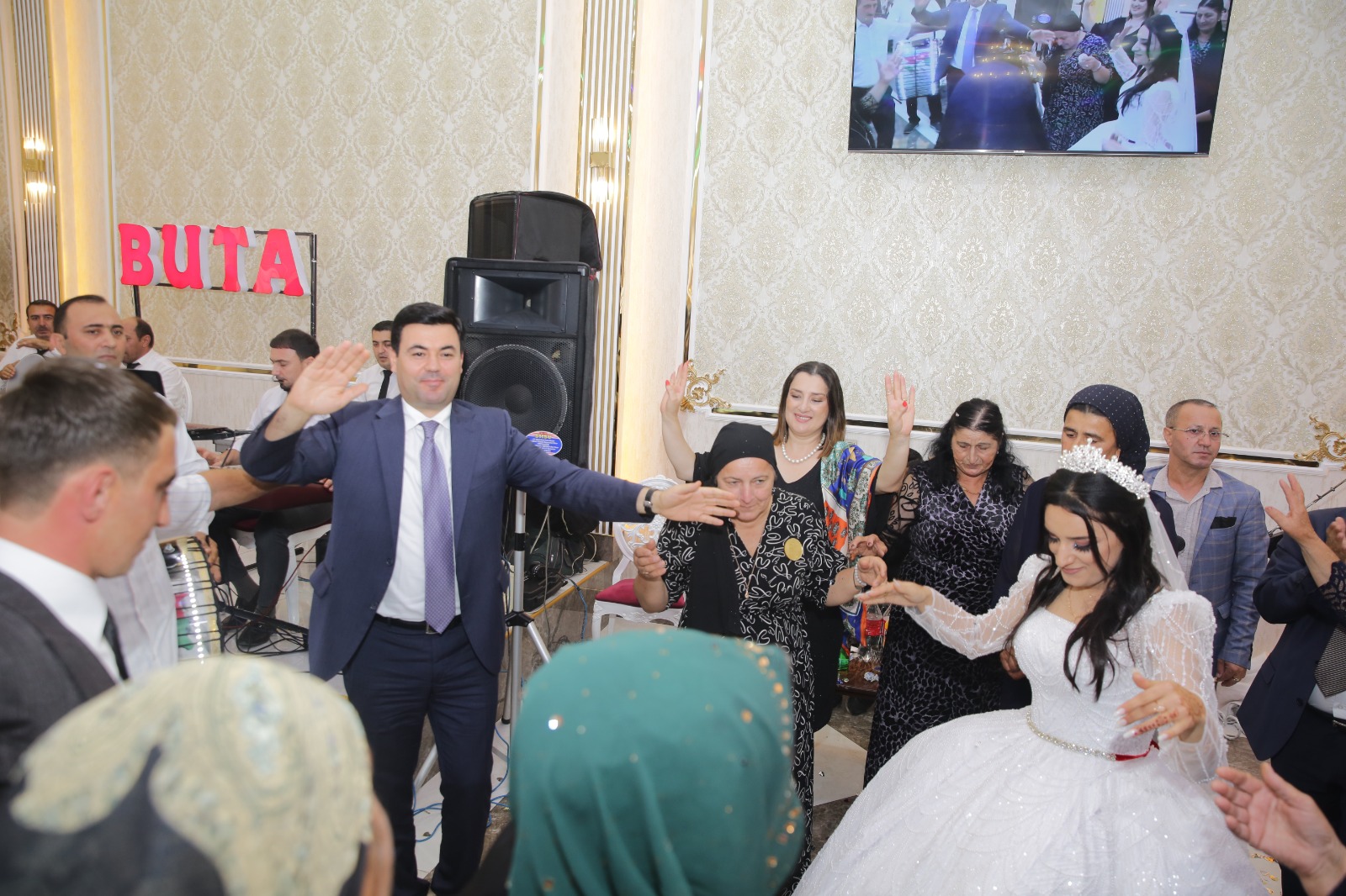 Xaçmazda Vətən müharibəsi şəhidi Rəvan Şahmuradovun qardaşının toy məclisi keçirilib (FOTO)