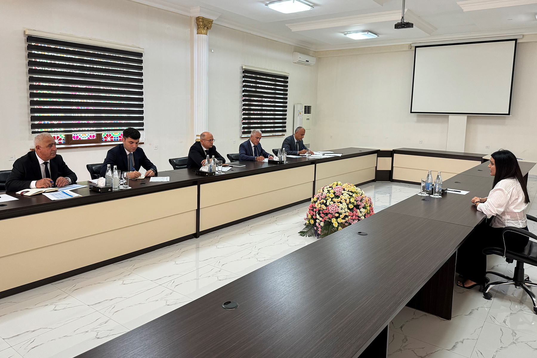 Energetika naziri Xaçmazda vətəndaşları qəbul edib (FOTO)