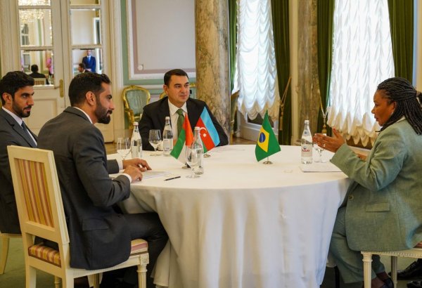 COP29 çərçivəsində Azərbaycan, BƏƏ və Braziliya mədəniyyət nazirlərinin görüşü keçirilib