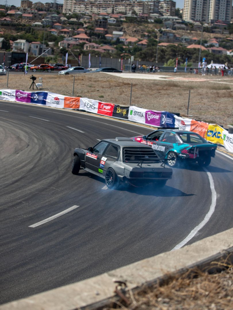 Azərbaycanda ilk dəfə "Formula Drift Azerbaijan" yarışı keçirilib (FOTO)