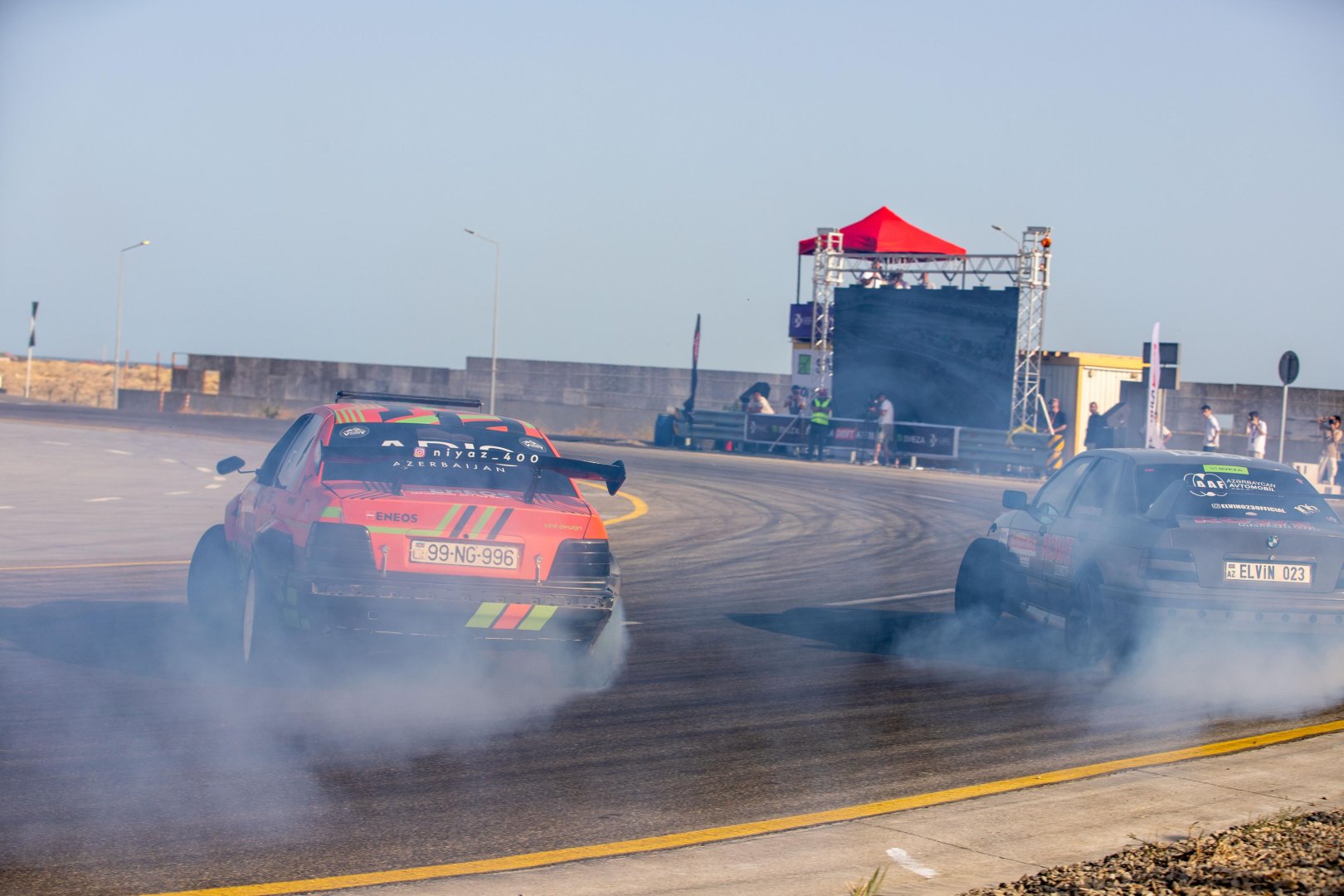 Azərbaycanda ilk dəfə "Formula Drift Azerbaijan" yarışı keçirilib (FOTO)