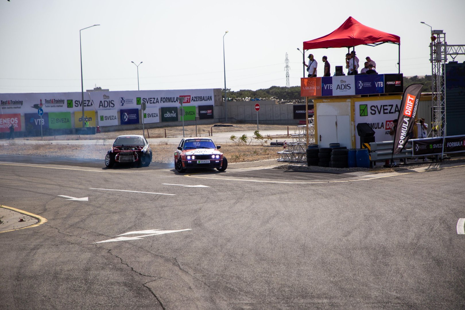 Azərbaycanda ilk dəfə "Formula Drift Azerbaijan" yarışı keçirilib (FOTO)