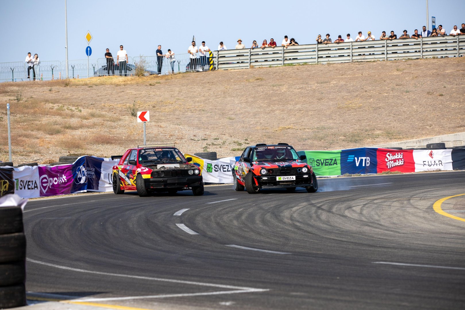Azərbaycanda ilk dəfə "Formula Drift Azerbaijan" yarışı keçirilib (FOTO)
