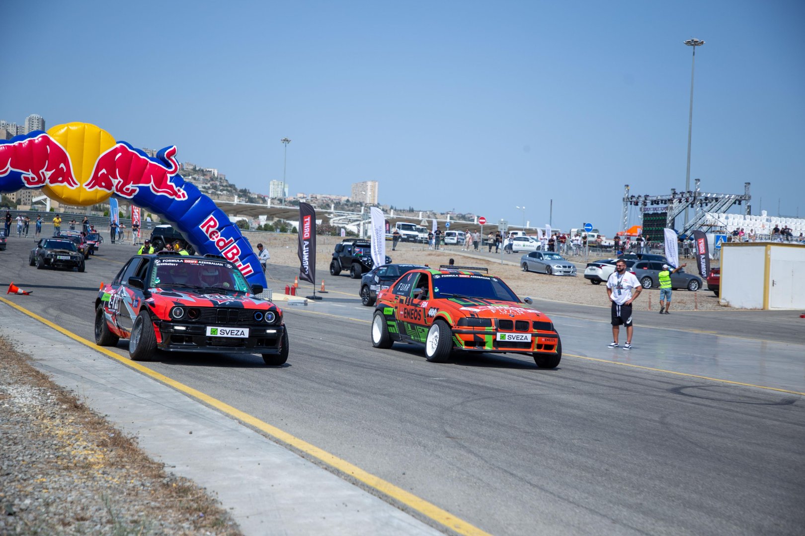 Azərbaycanda ilk dəfə "Formula Drift Azerbaijan" yarışı keçirilib (FOTO)