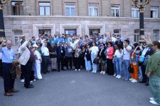 Xaricdə Yaşayan Azərbaycanlı Alimlərin Forumunun iştirakçıları Xankəndi və Şuşa şəhərlərində olublar (FOTO)