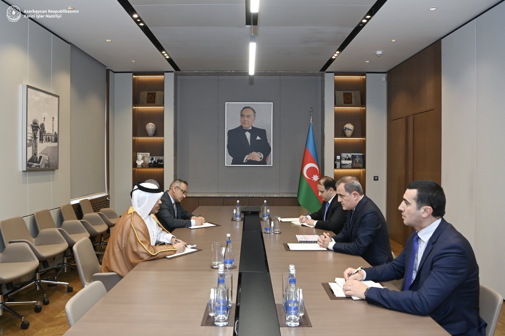 Ceyhun Bayramov Qətərin yeni səfirini qəbul edib (FOTO)