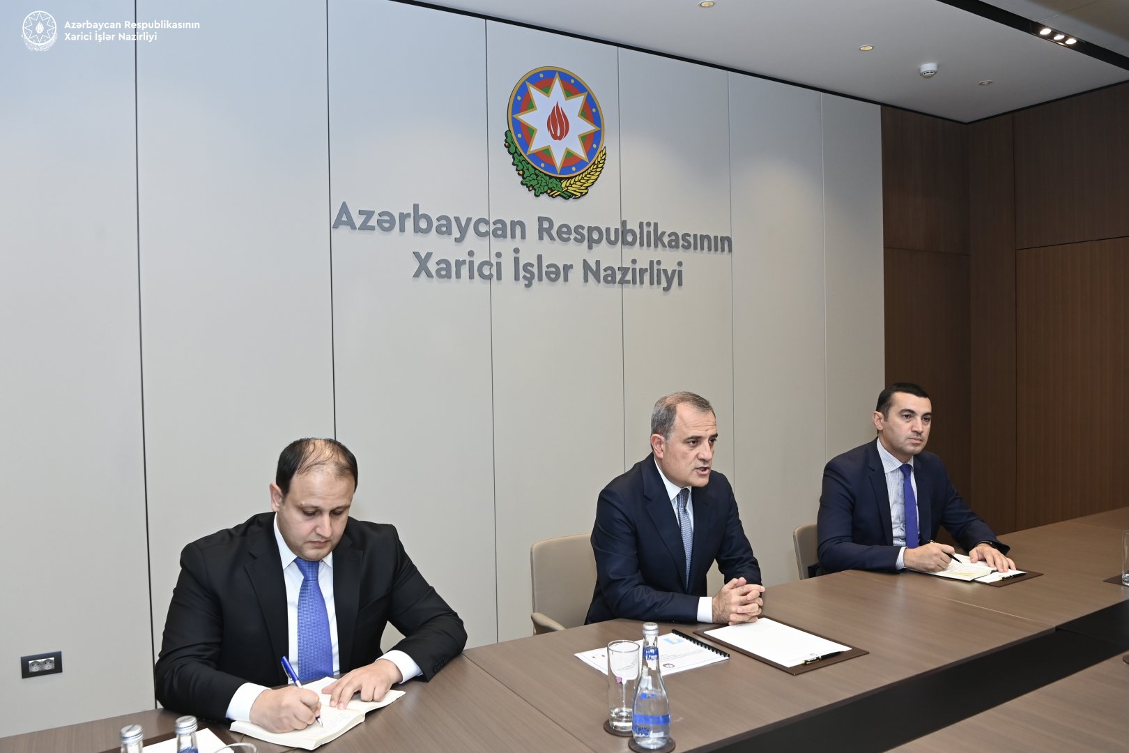 Ceyhun Bayramov Qətərin yeni səfirini qəbul edib (FOTO)