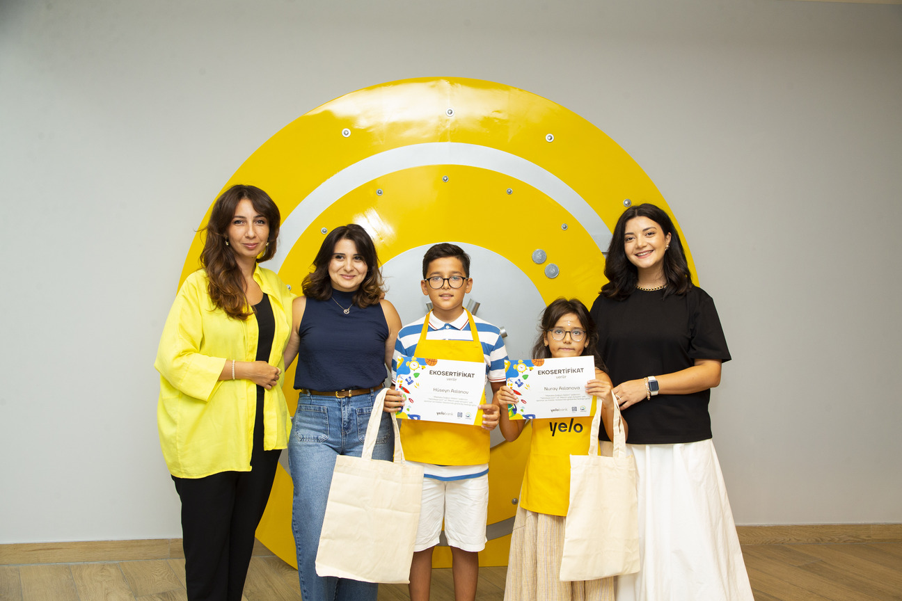Məktəbə qayıdış münasibətilə Yelo Bank-da uşaqlar üçün tədbir keçirilib (FOTO)