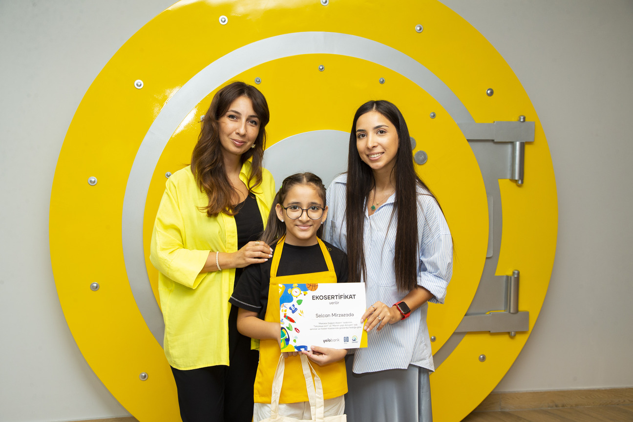 Məktəbə qayıdış münasibətilə Yelo Bank-da uşaqlar üçün tədbir keçirilib (FOTO)