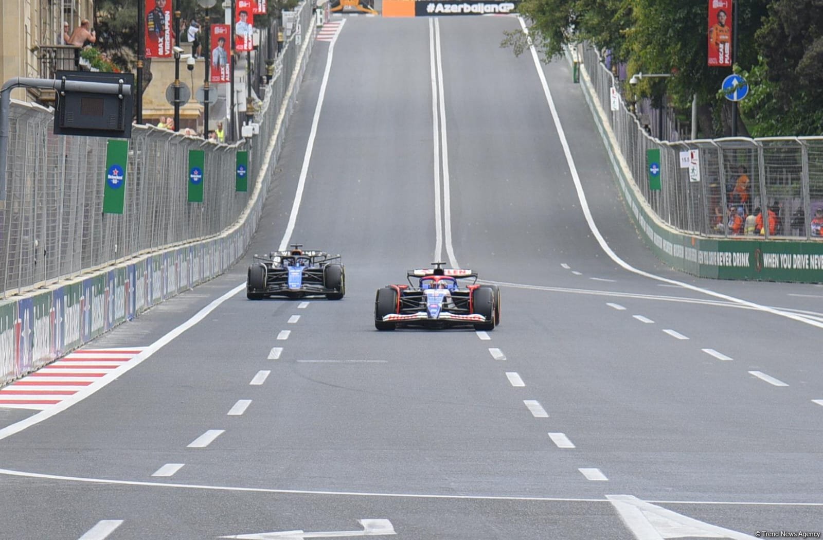 Bakıdakı "Formula 1"dən maraqlı anlar - FOTOREPORTAJ