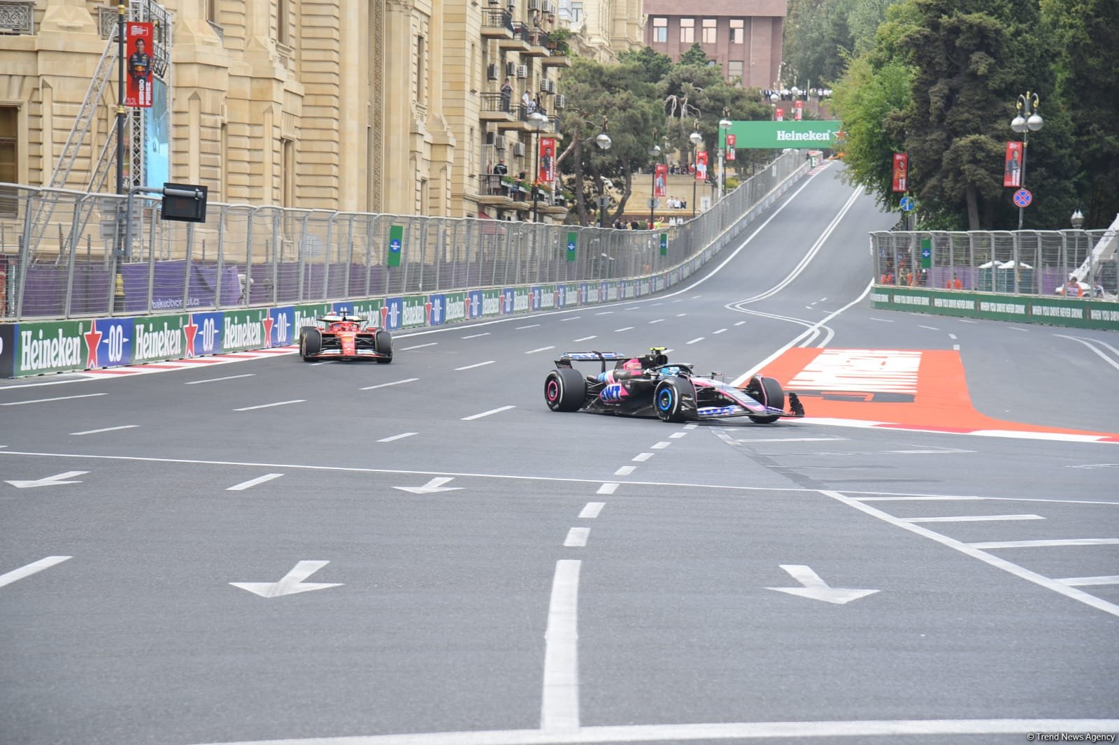 Bakıdakı "Formula 1"dən maraqlı anlar - FOTOREPORTAJ