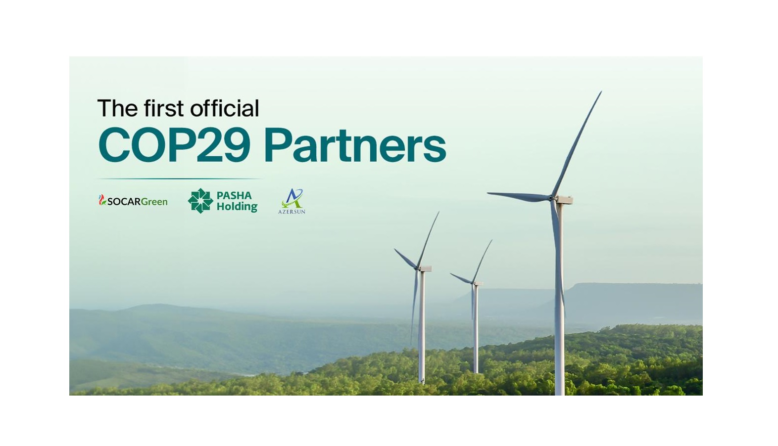 COP29-un ilk rəsmi tərəfdaşları açıqlandı