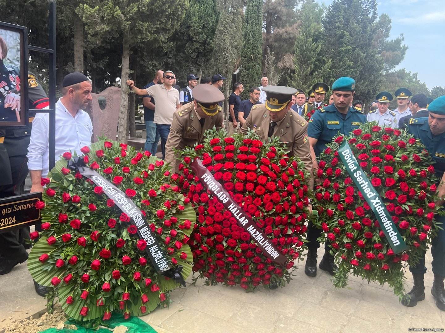 Fatma Səttarova torpağa tapşırıldı (FOTO)
