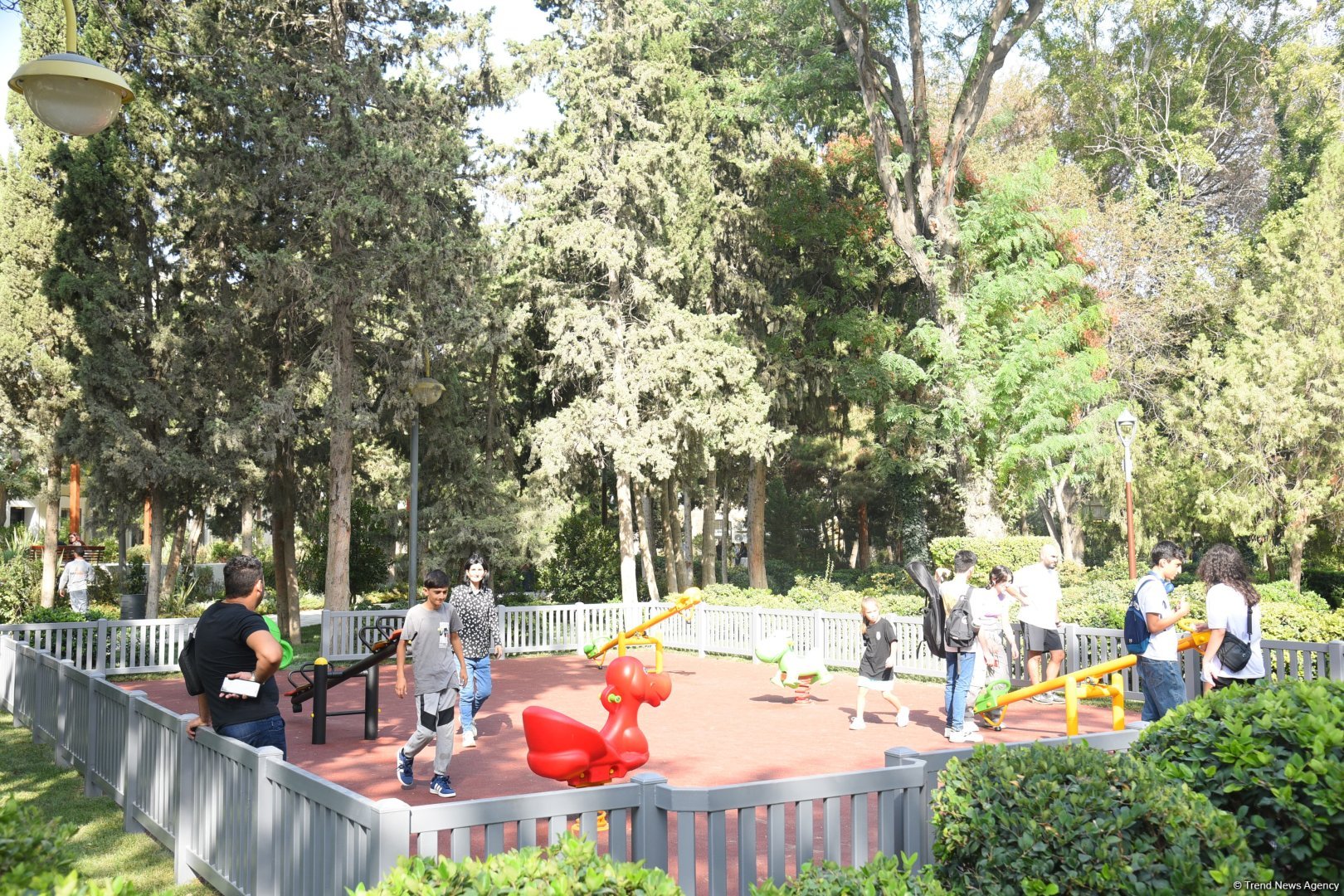 Səs-küysüz, göz oxşayan “Xaqani” bağından FOTOREPORTAJ