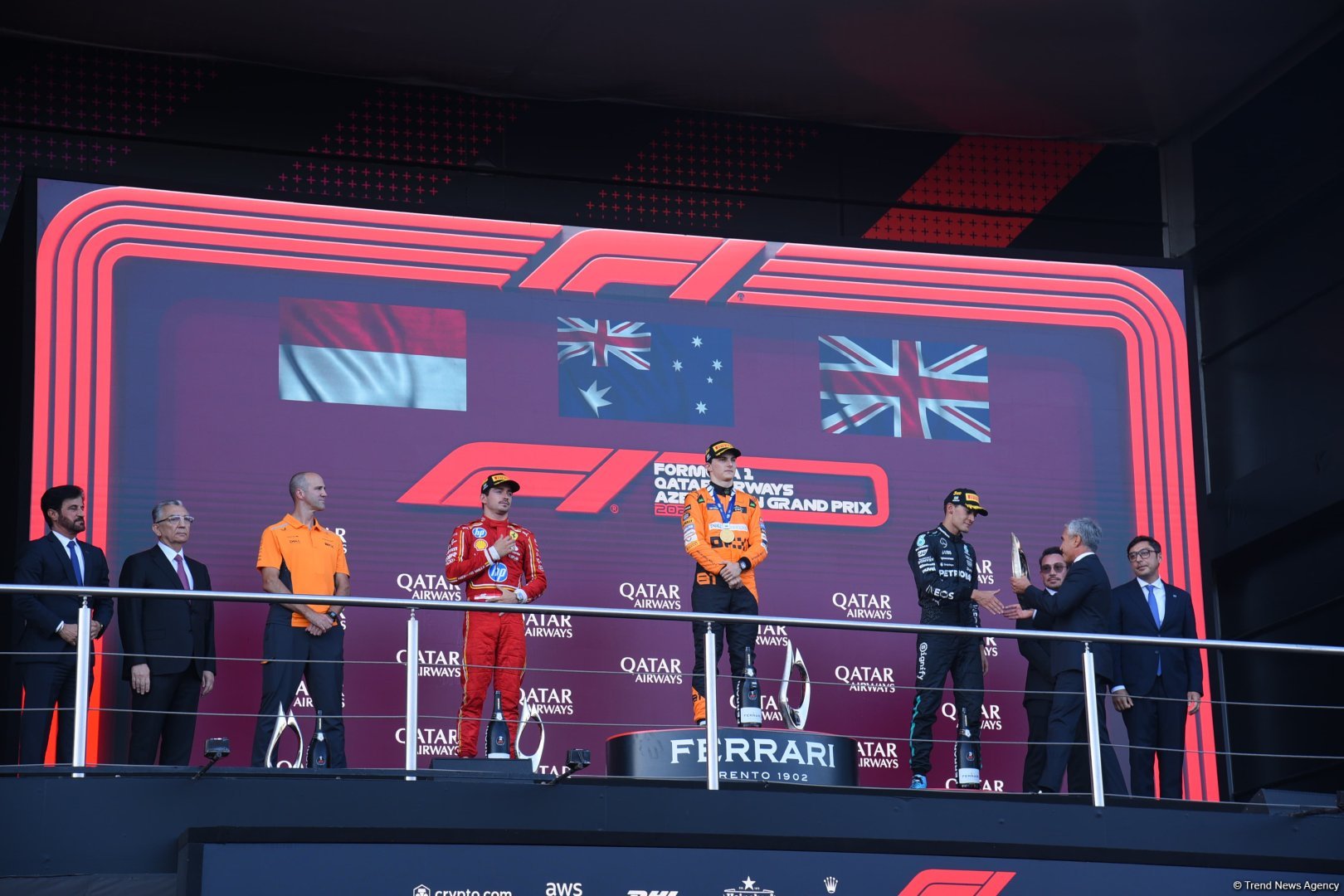 Bakıda "Formula 1" final yarışının qalibləri mükafatlandırılıb (FOTO/VİDEO)