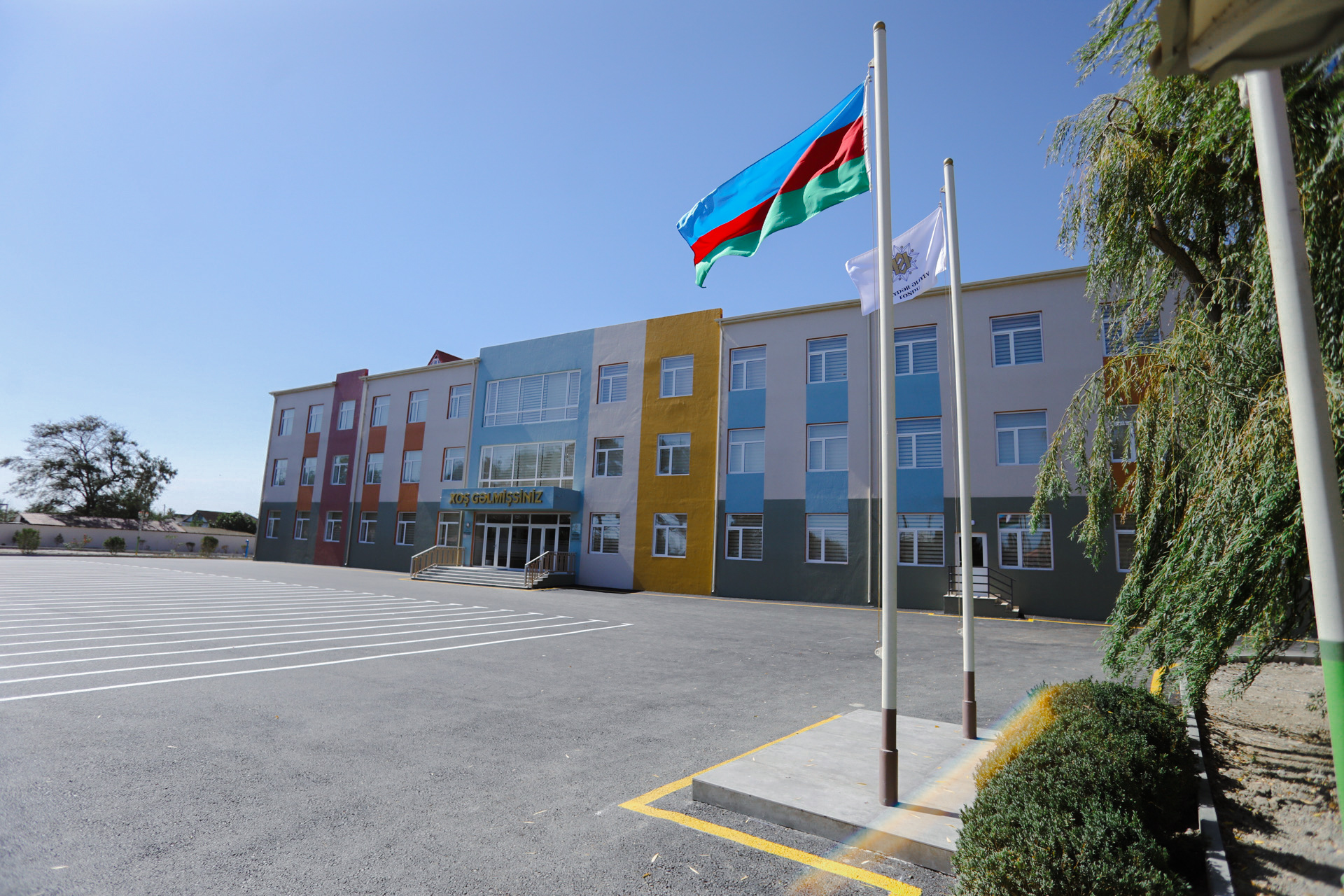 Heydər Əliyev Fondunun yeni tədris ilində növbəti layihəsi Xaçmazda reallaşıb (FOTO/VİDEO)
