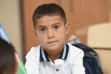 Şamaxının Bağırlı kəndində Heydər Əliyev Fondu tərəfindən inşa olunan yeni məktəb binası istifadəyə verilib (FOTO)